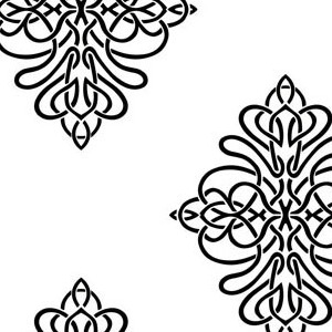 Ribbon Damask